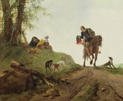 Der Flirt von Pieter Wouwermans or Wouwerman